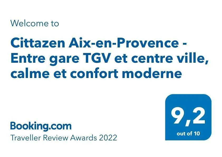 Cittazen Aix-En-Provence - Entre Gare Tgv Et Centre Ville, Calme Et Confort Moderne France